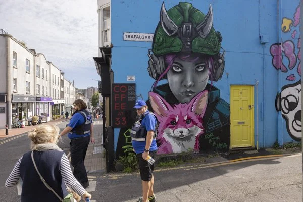 Brighton mural photography