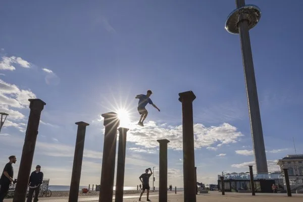 Brighton i360 creative street photography