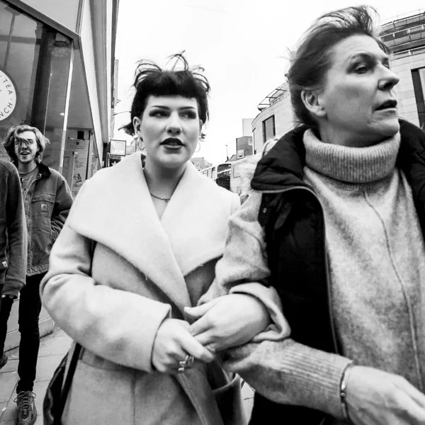 Brighton street photography black and white