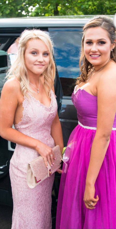 Two of our girls Nikki and Eleanor! Pretty in pink! How beautiful are they!