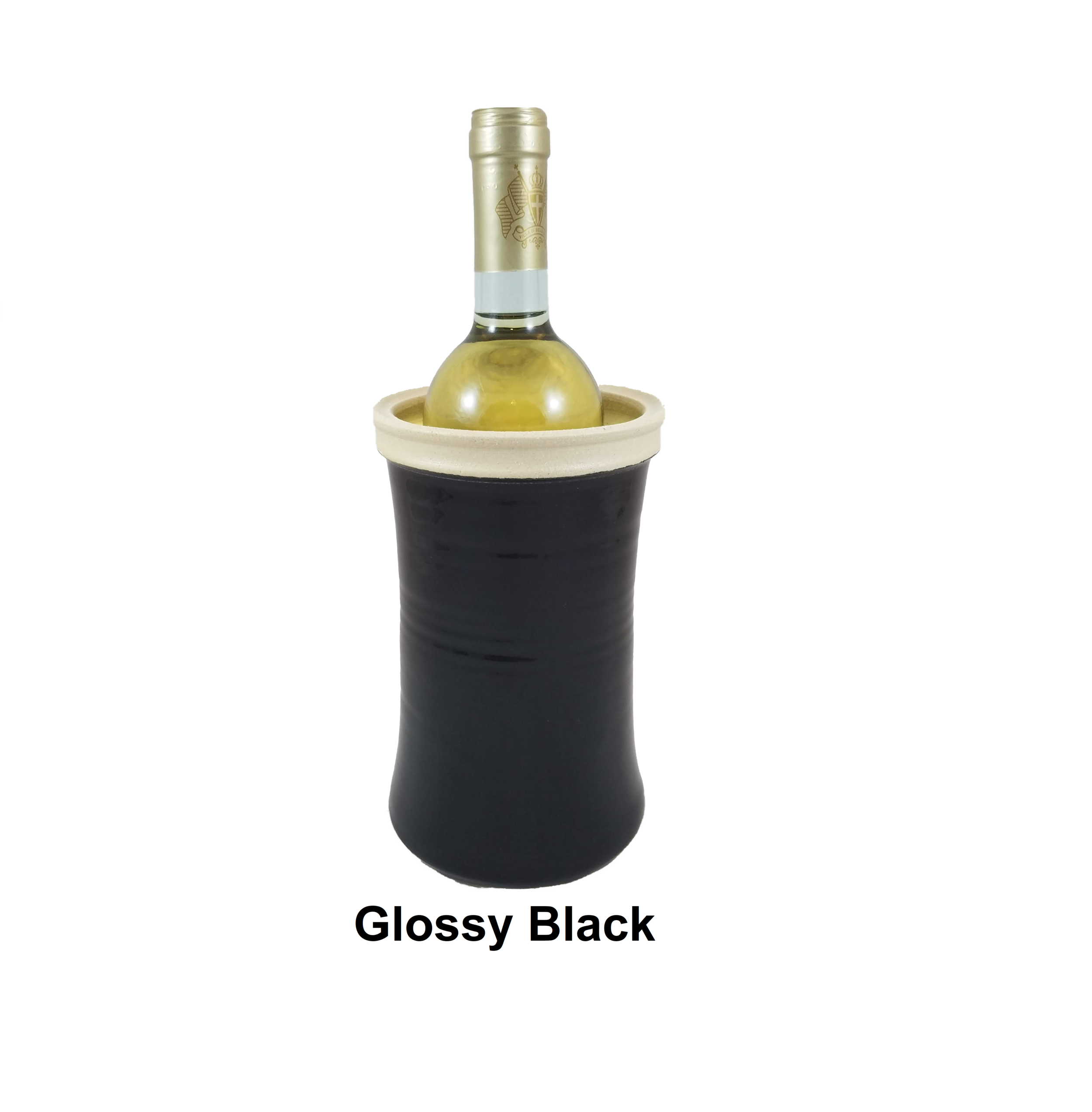 Leather Wine Chiller Black #25679