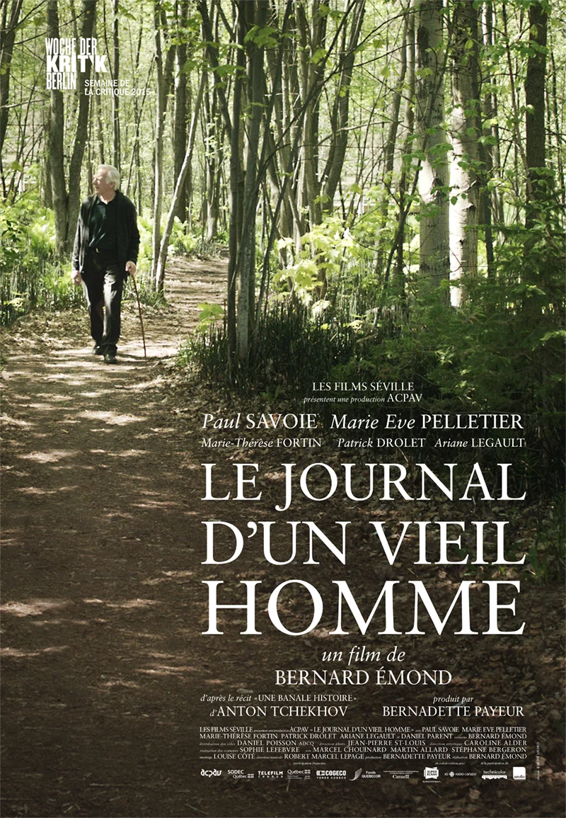 le journal d'un vieil homme <br>de<br>bernard émond
