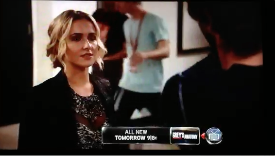Actually...that's me in the blue shirt playing an intern on the ABC show, Nashville. No joke.