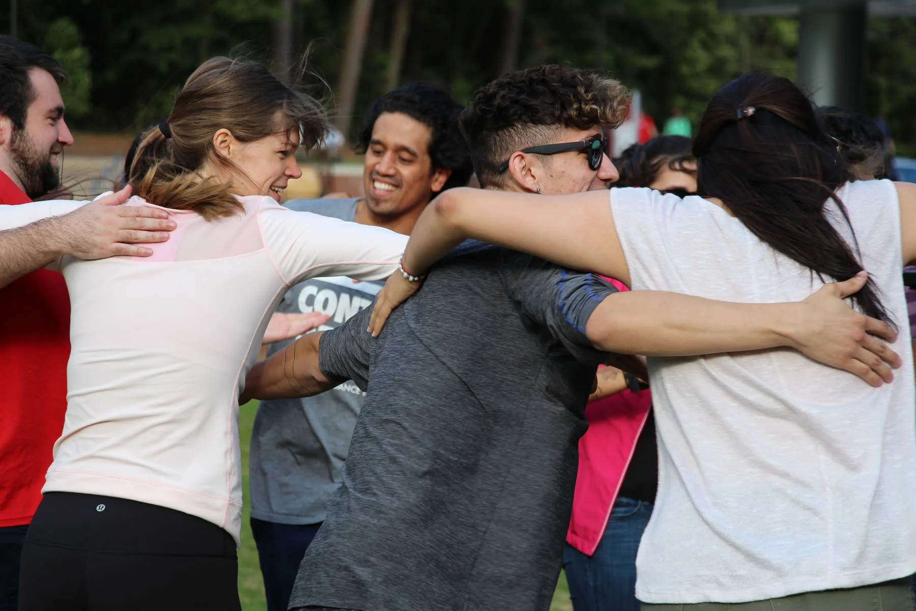 Our dancers lead a Salsa Rueda class in the NCSU Commons