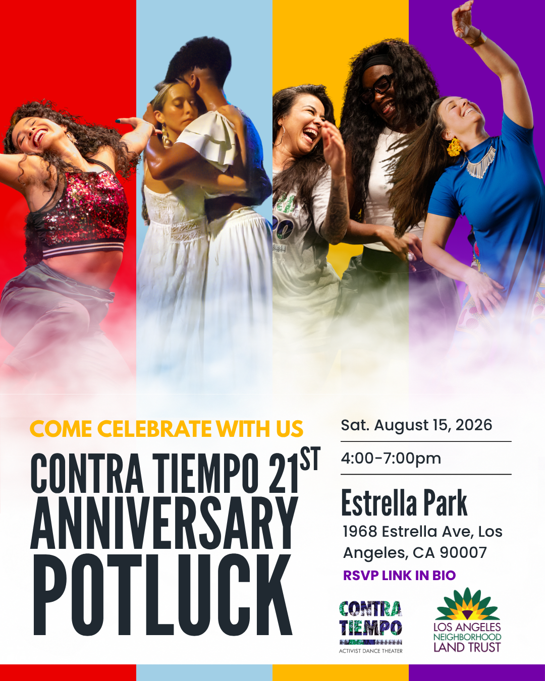 CONTRA TIEMPO 21st Anniversary Potluck