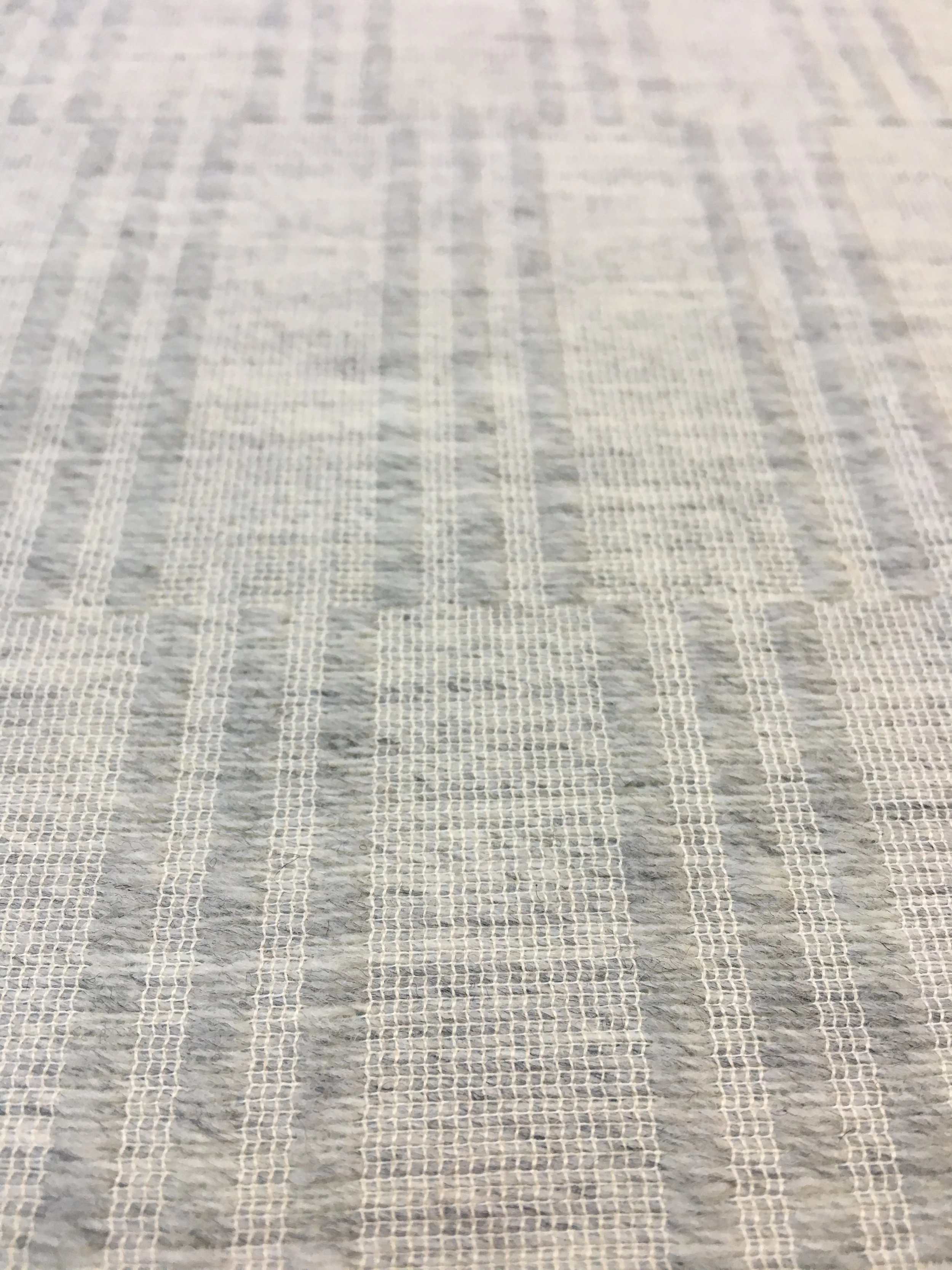CHECK STRIPE I COOL GREY