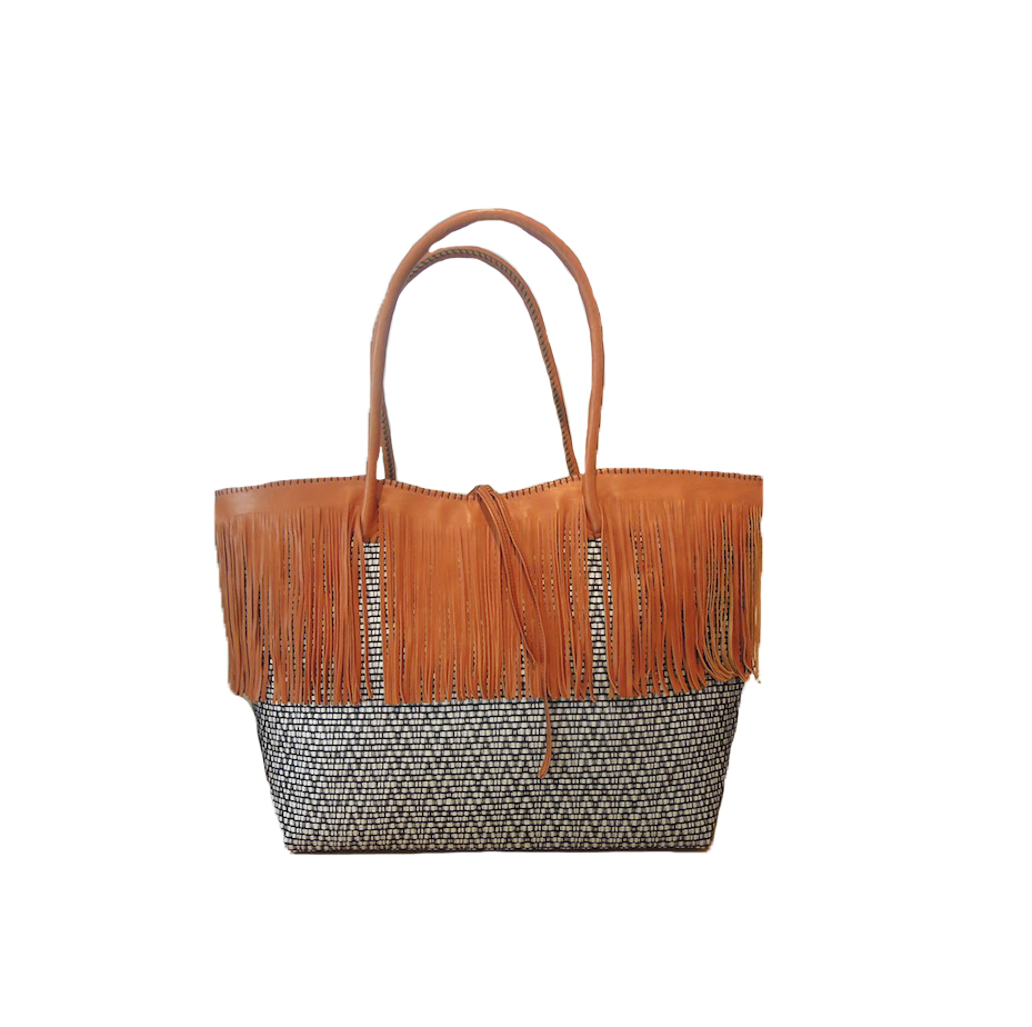 ZWIN BASKET WITH FRINGES