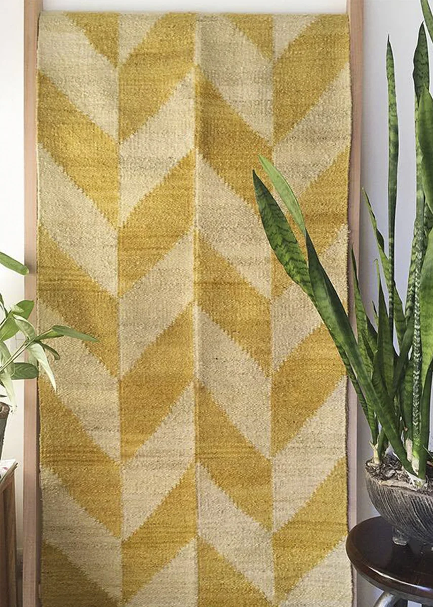 GEO I OCHRE Pure Sheep Wool