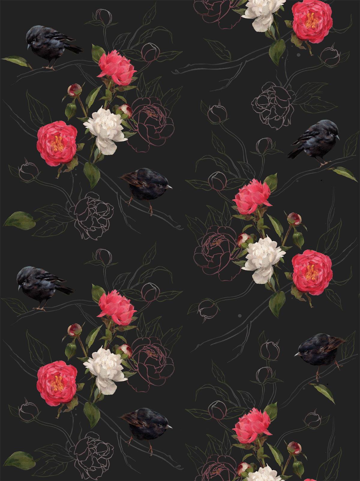 BLACK ROBIN I DEEP BLOOM
