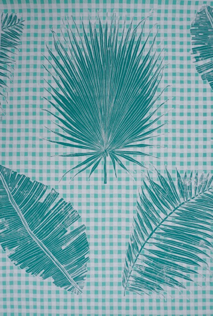 GINGHAM JUNGLE I JADE