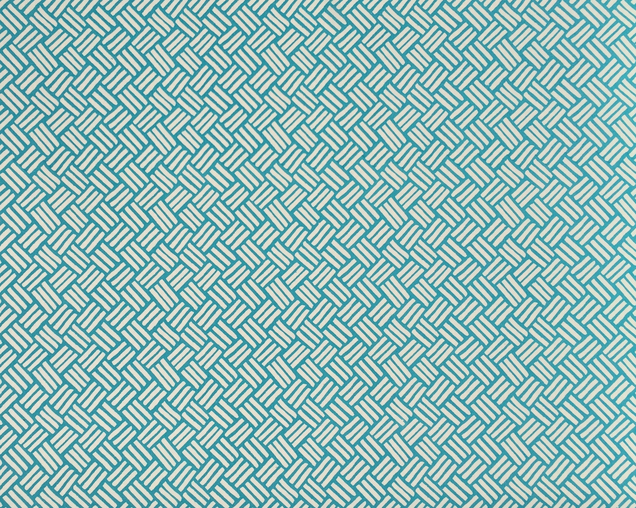 BASKETWEAVE I TEAL