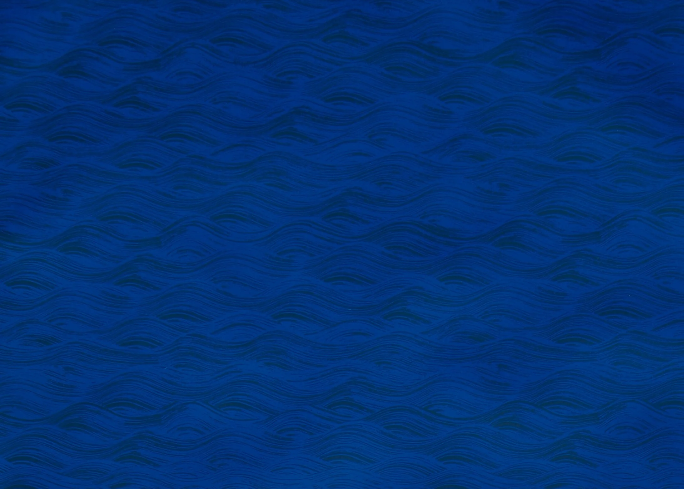 PAINTED WAVE I ULTRAMARINE