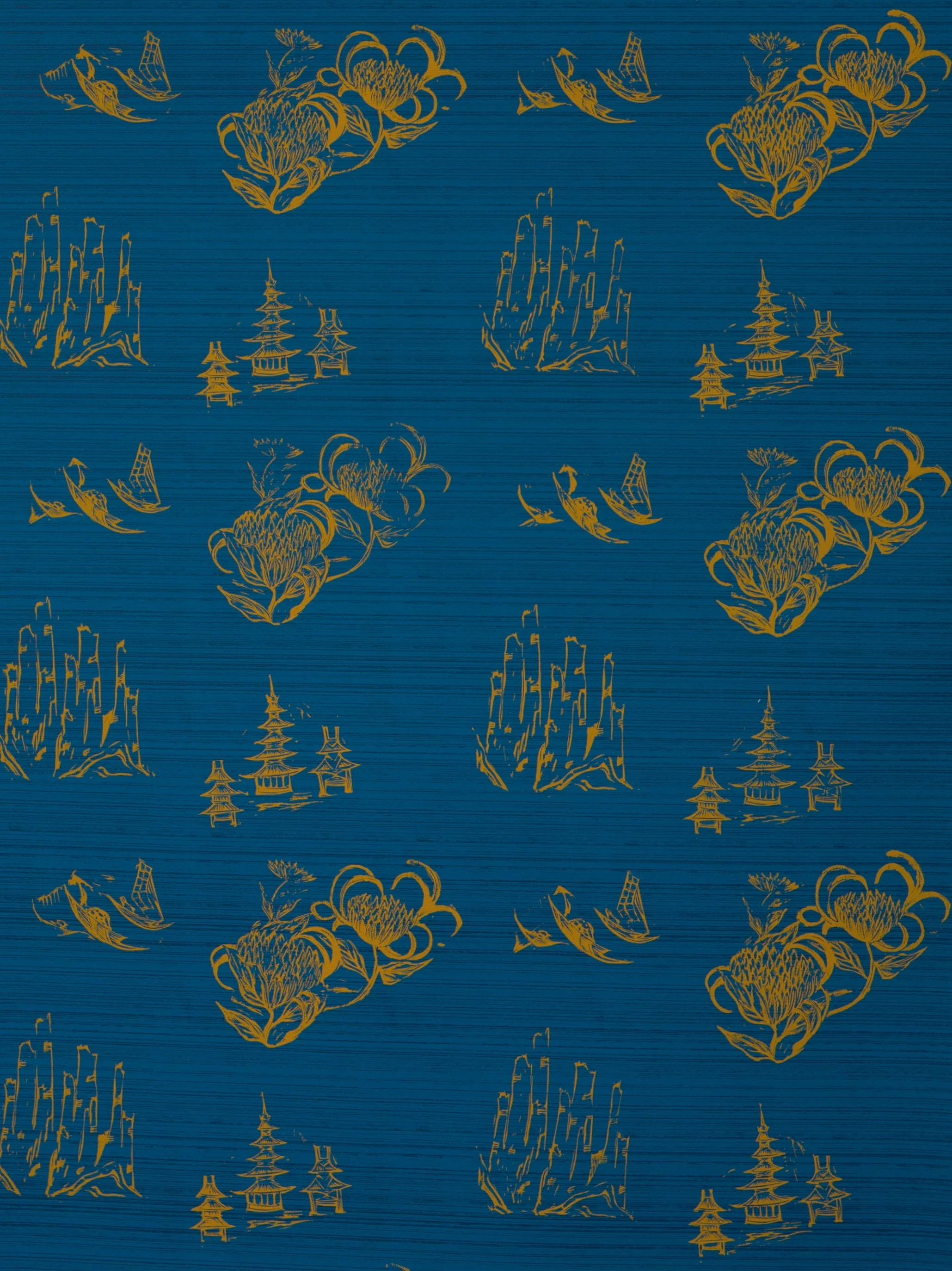 TOILE I AZURE