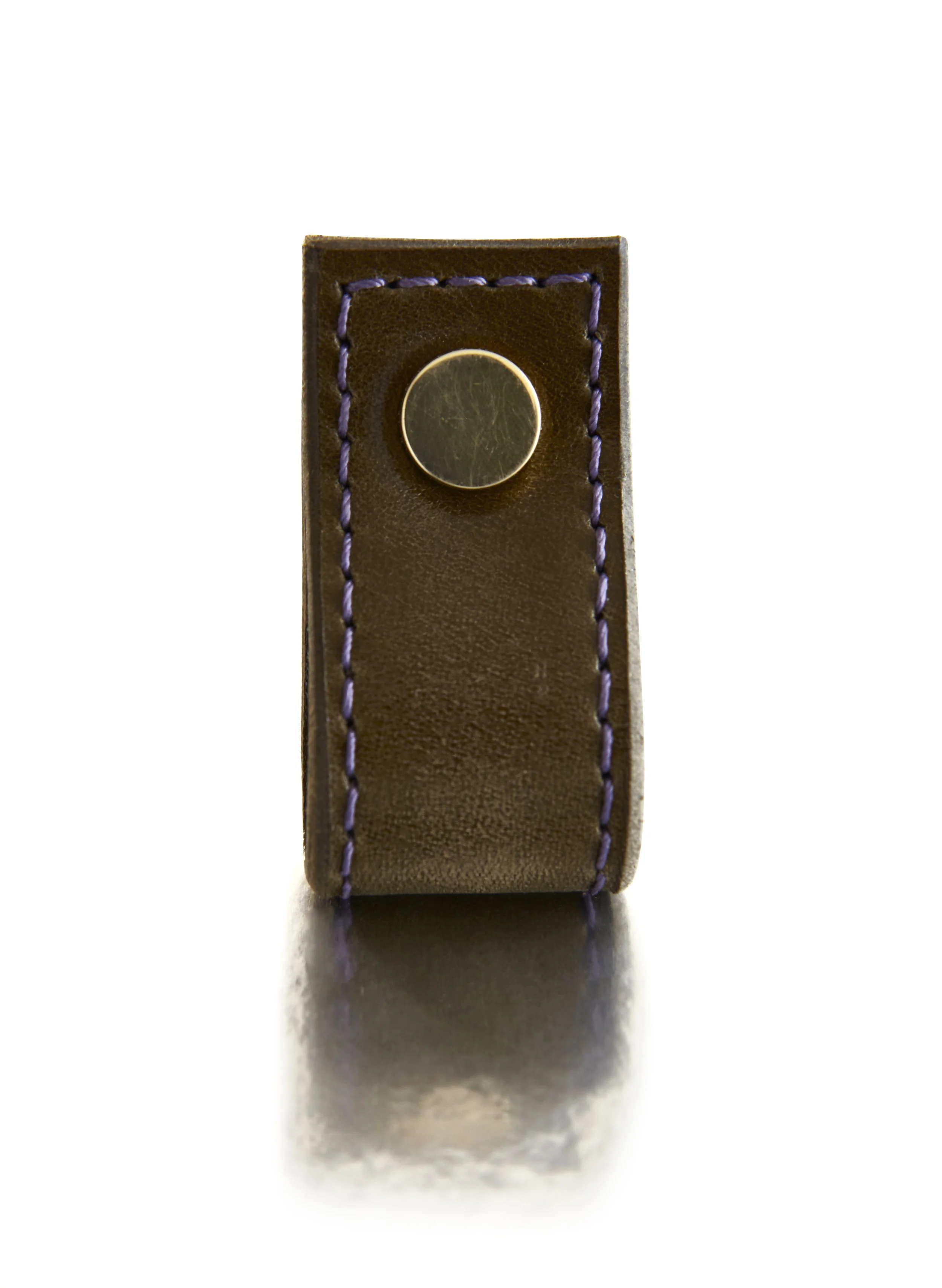 CORDED PULL I OLIVE I EQUESTRIAN Stitched Leather