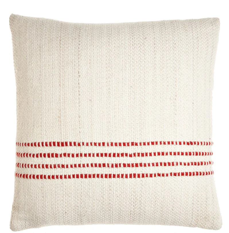 RED STRIPE PILLOW