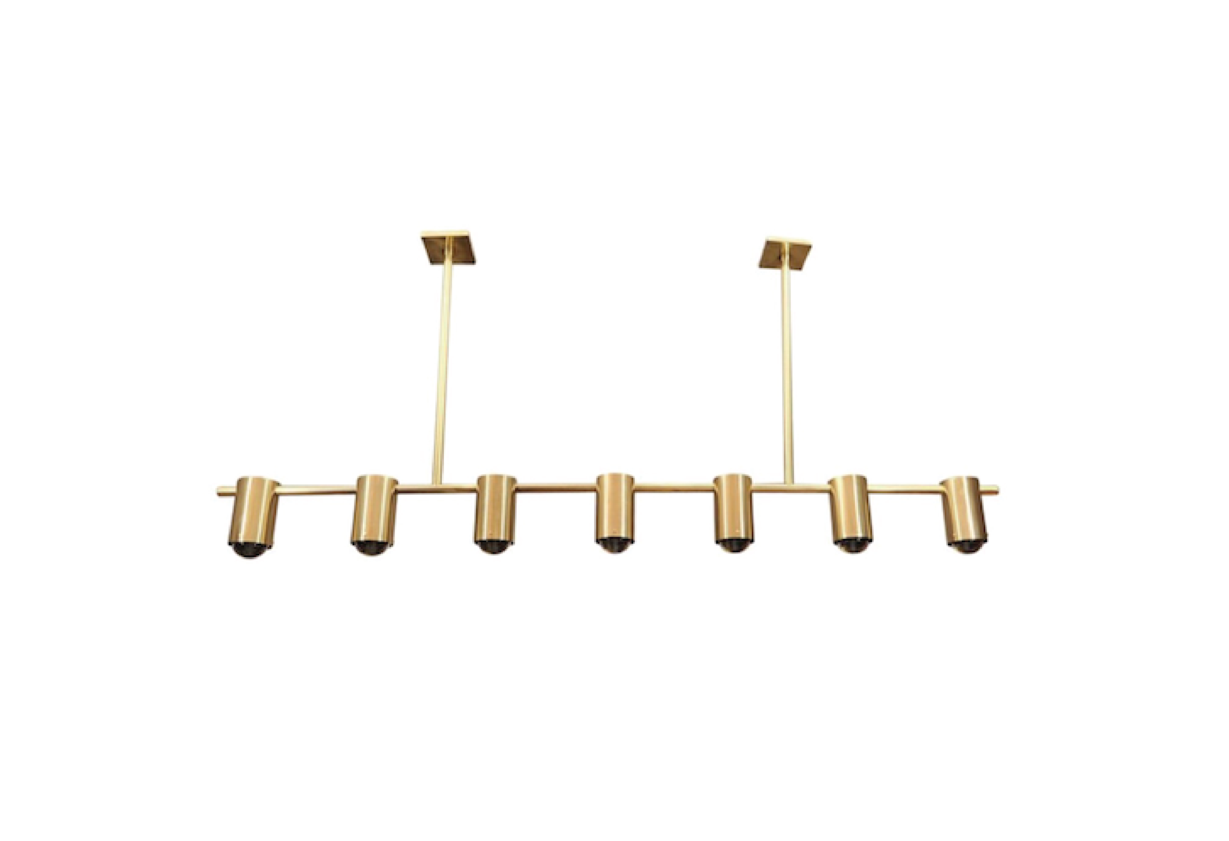 JACQUES QUINET INSPIRED LIGHT FIXTURE I BRASS