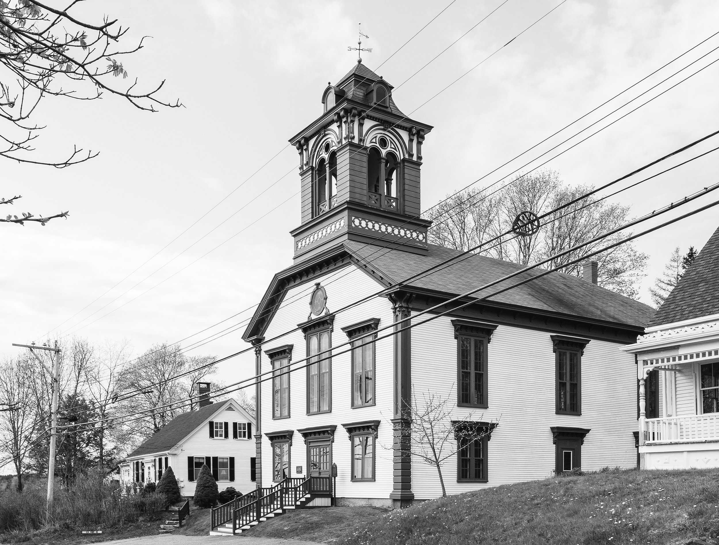 “Libert Hall, Machiasport, ME” Archival Digital Pigment Print on Canson Infinity Rag Size: 22 (h) x 29” (w) Date: 2025