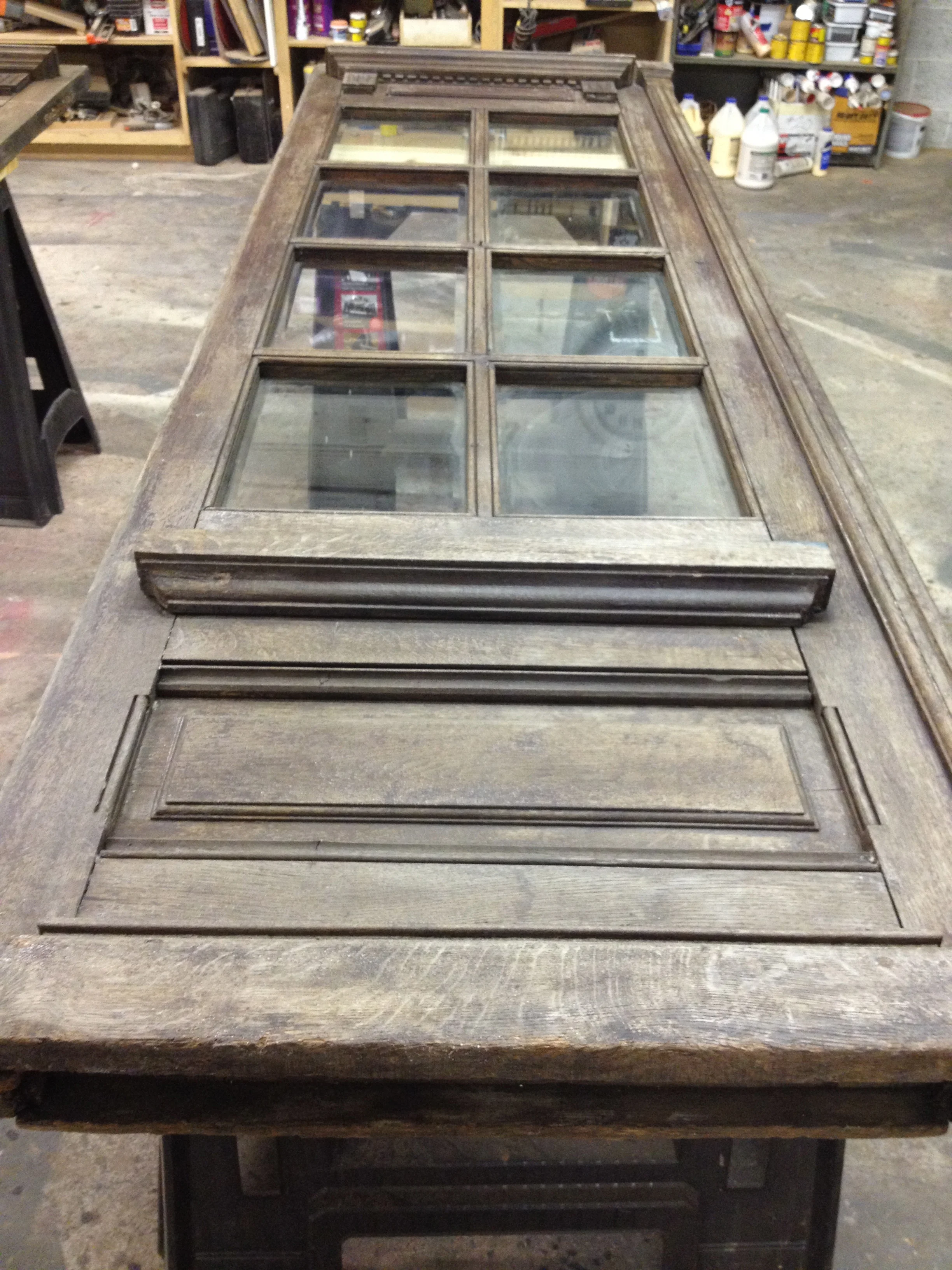 Antique private dining room doors