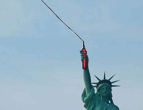 Lady Liberty Takes a Day
