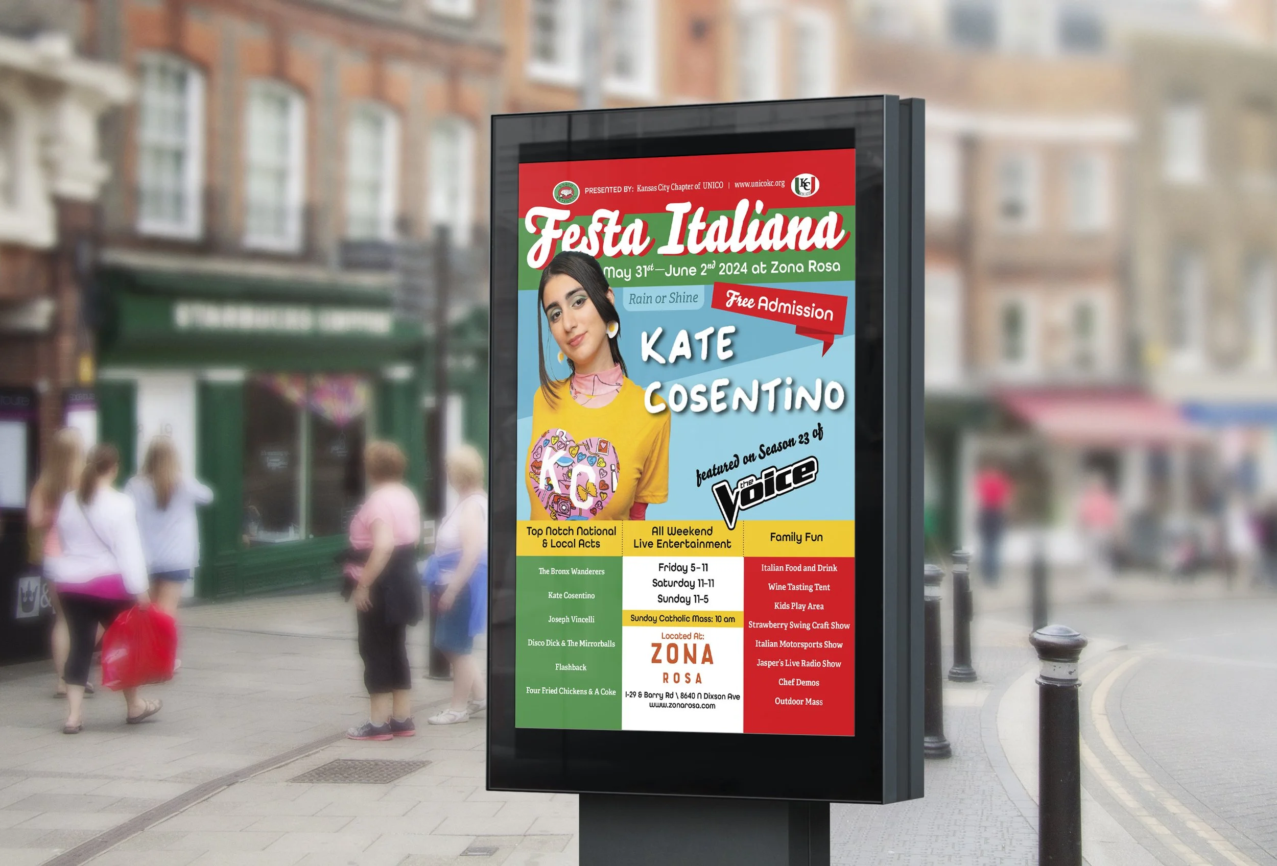 Kansas City Italian Festival Billboard