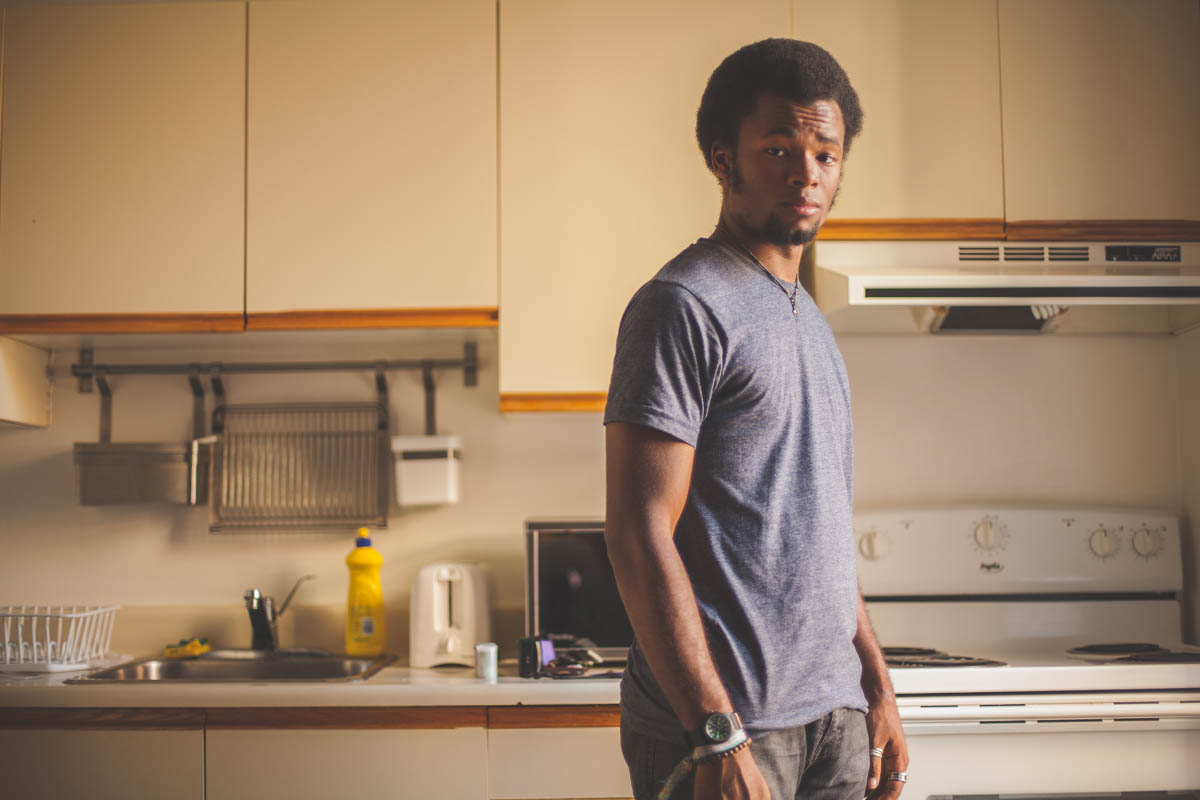 Foster in the apartment