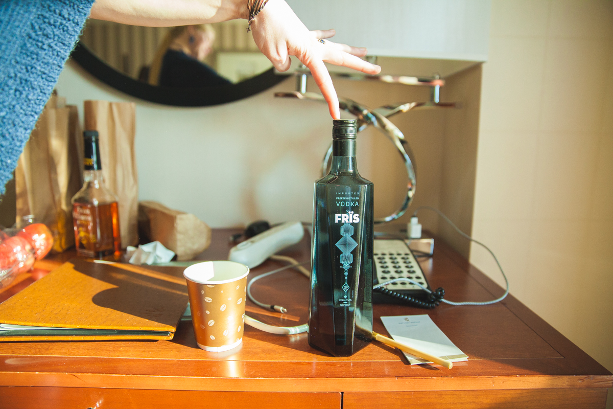 Every room had it's own array of alcohol. 