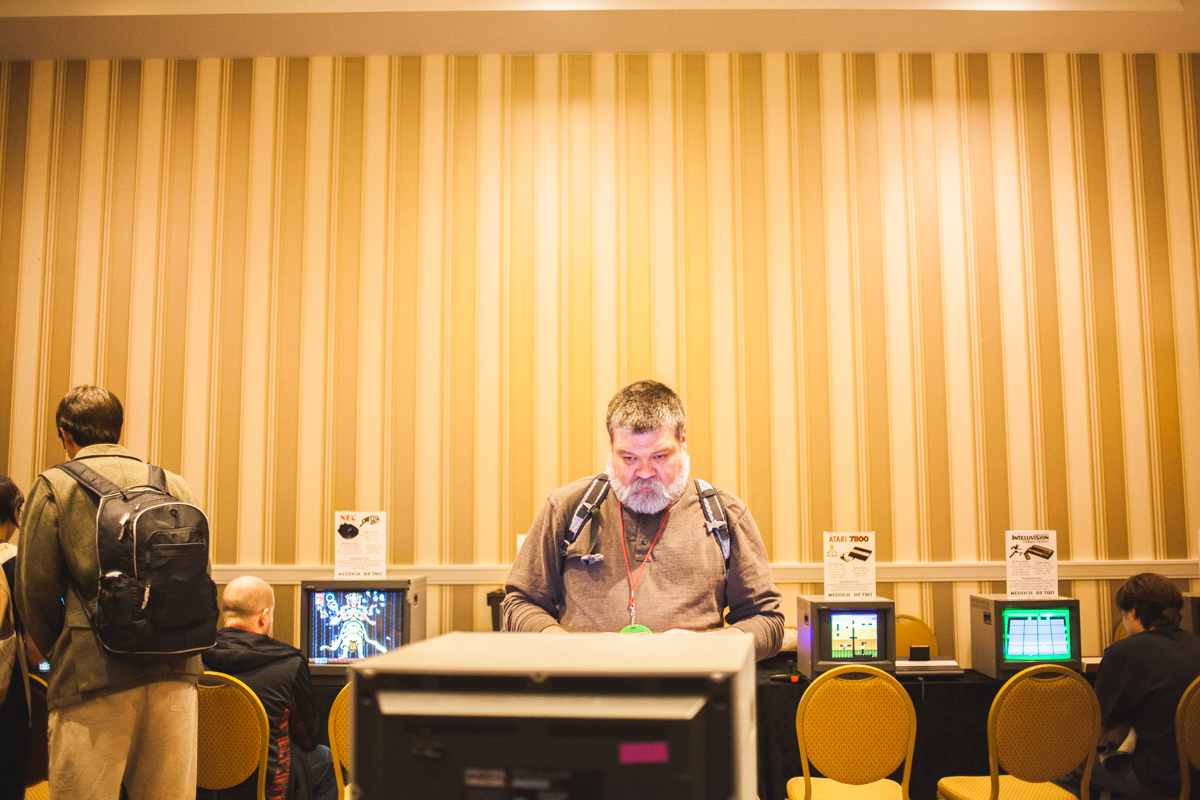 One of the most interesting rooms was one off to the side that had a bunch of old PCs and classic era PC games. I saw the original DOOM and Atari games being played. As well as a few systems I did not even know existed. 