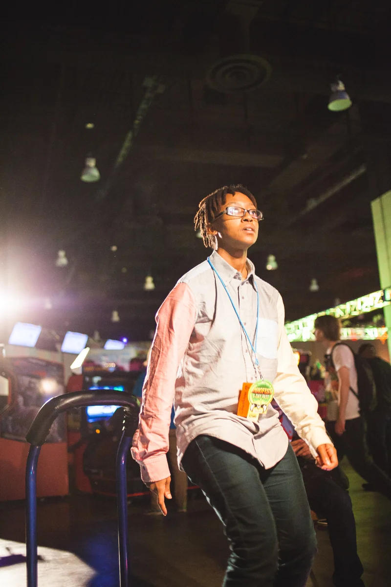 The dance based games saw a lot of action.
