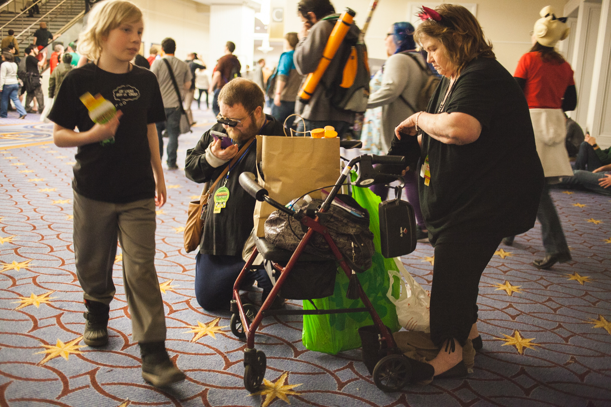 A family plots their next move. 