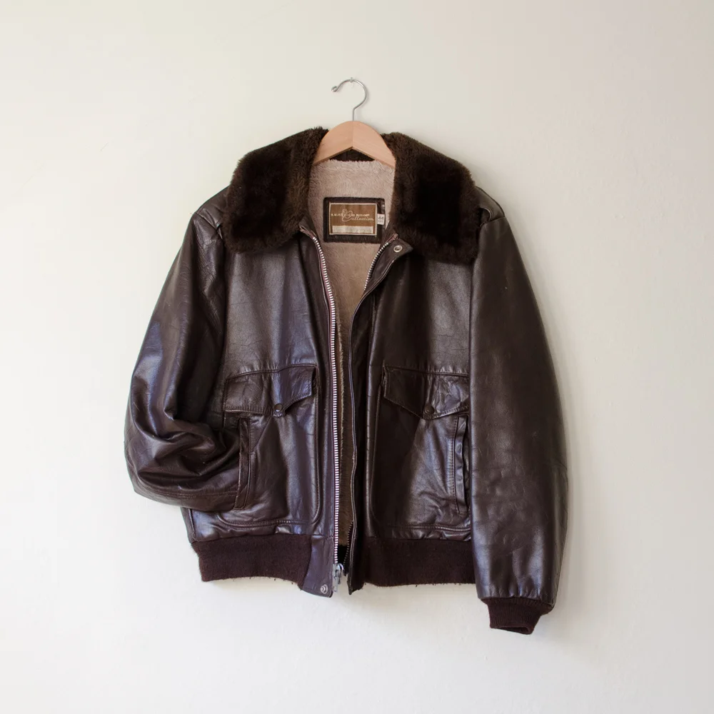 bomber jacket with fur inside