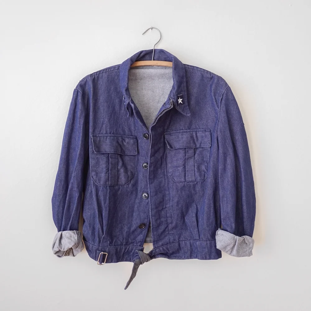 denim jacket army