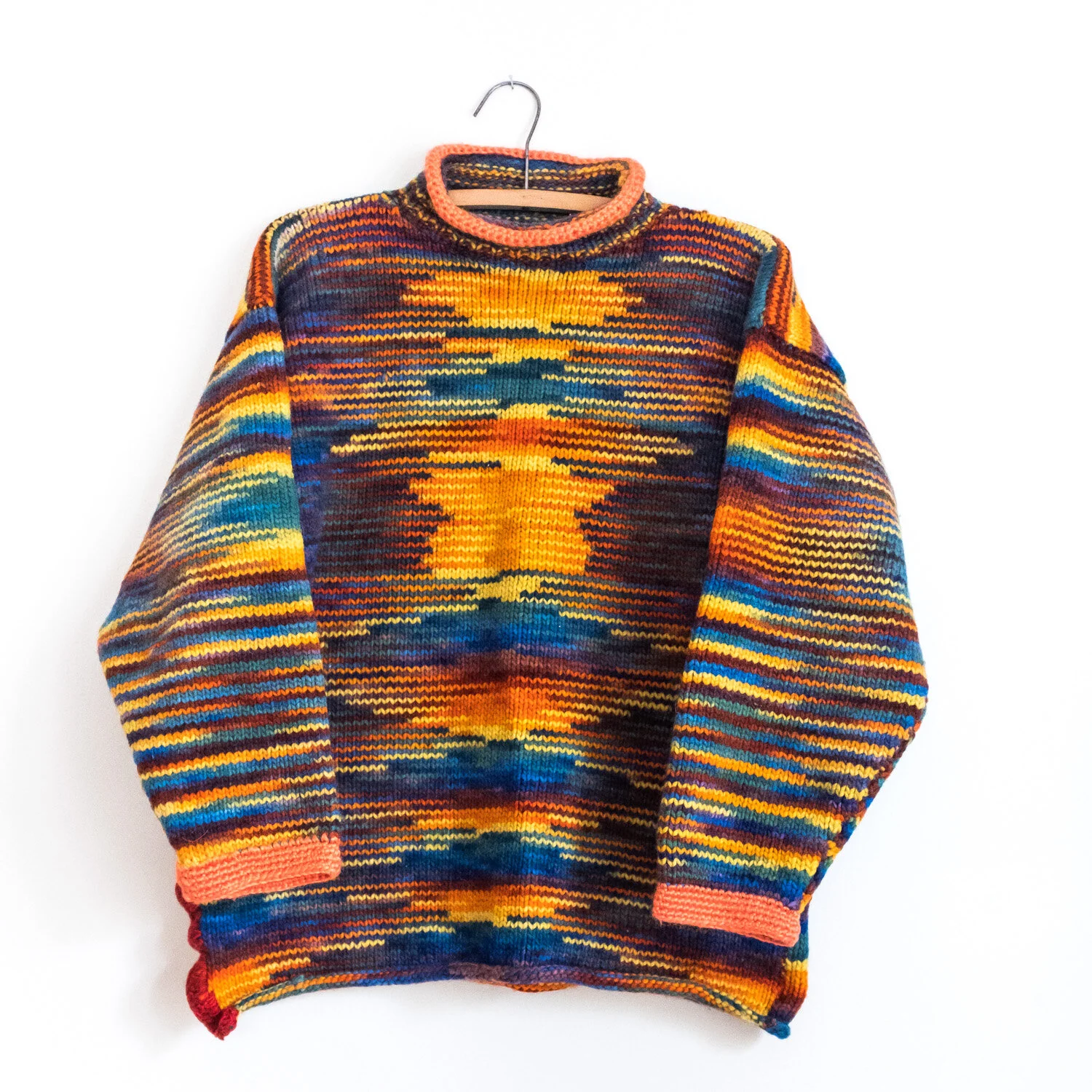 vintage rainbow sweater