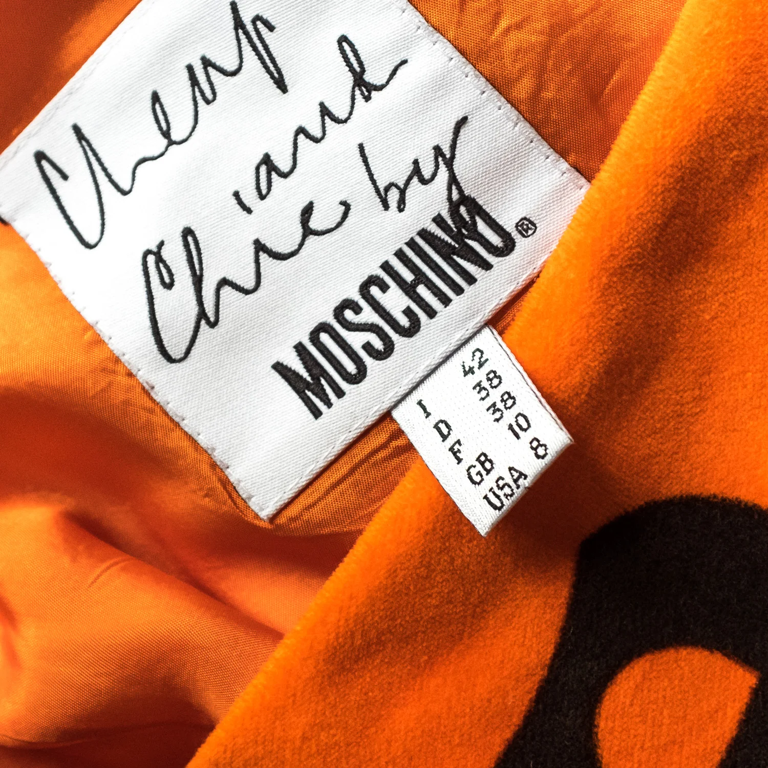 cheap and chic moschino
