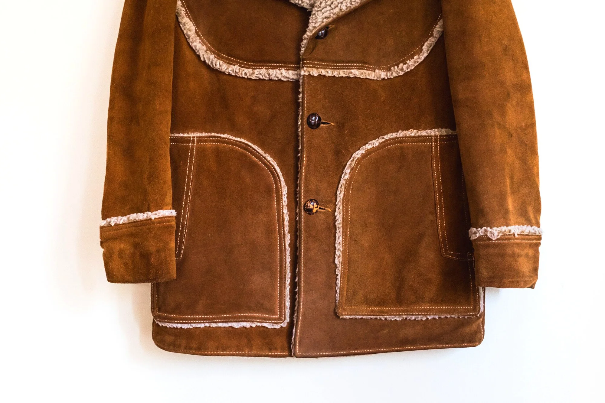 suede jacket with wool lining