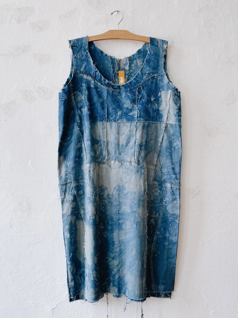 navy blue dress for baby girl Bella Hadid in the Denim Dress main image 1