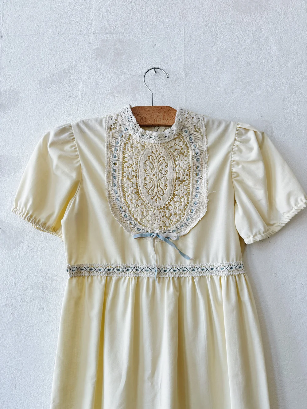 chinese dress ladies 1950s Linen & Lace Dress