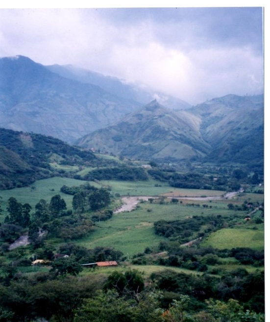 The Andes of Ecuador.