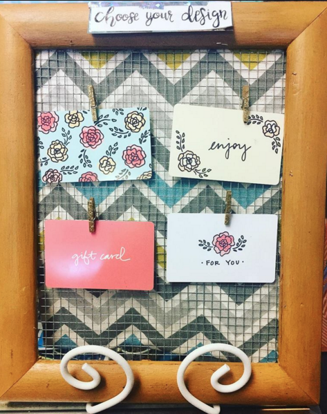 Gift Cards are available!