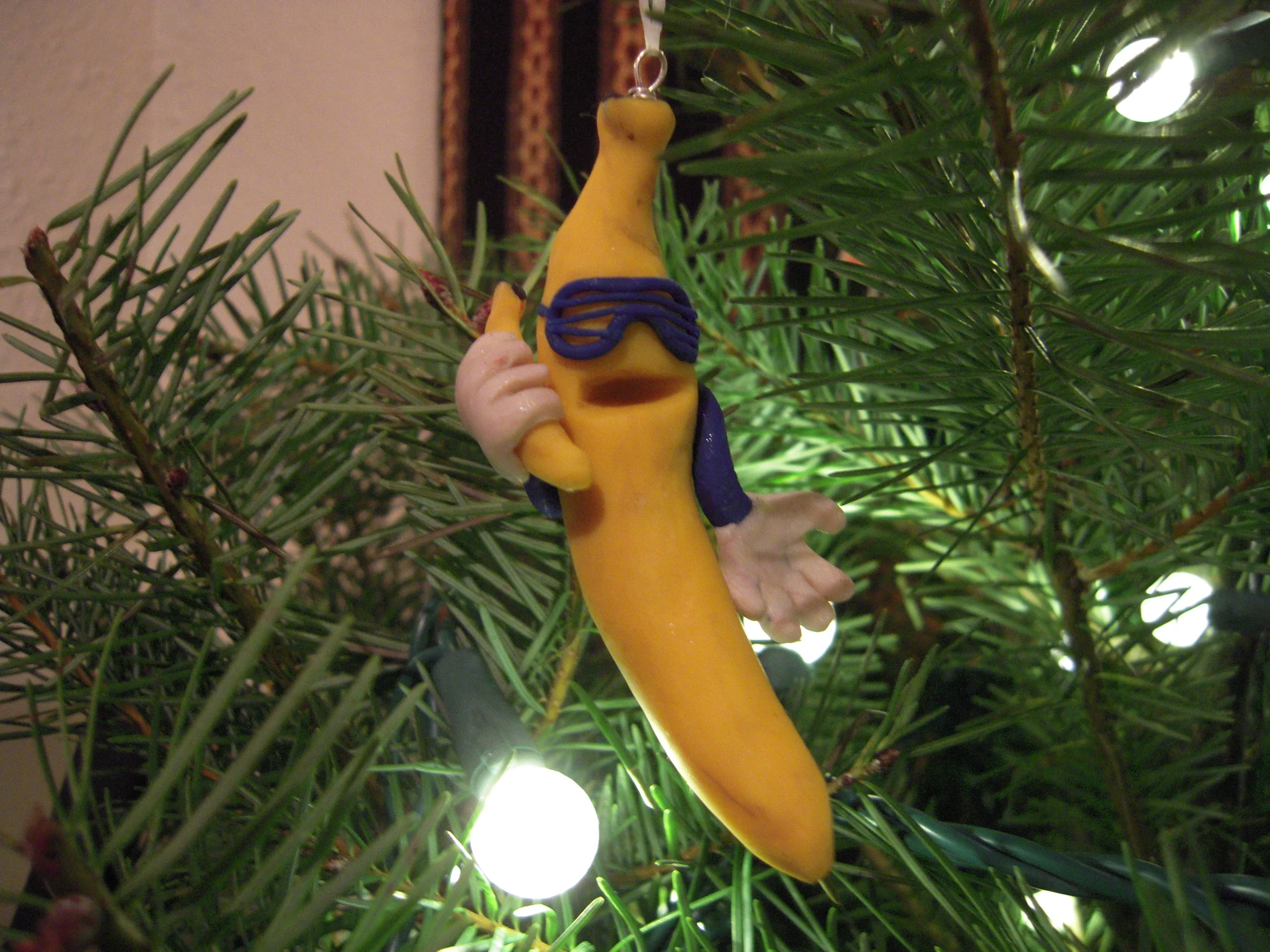 Banana on Bananaphone Ornament