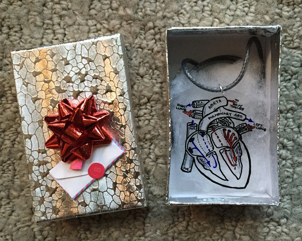 Cross Section - Heart - Gift Pendant