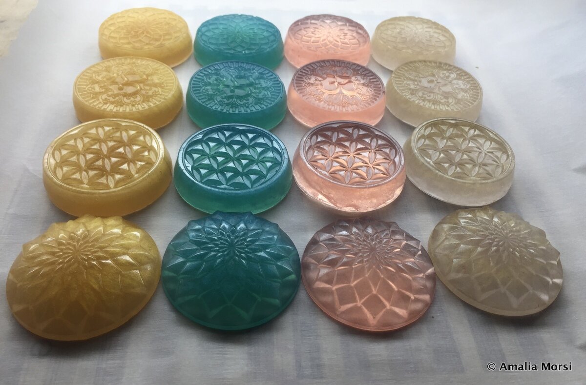 Unscented Glycerin Soap - Sacred Symbols