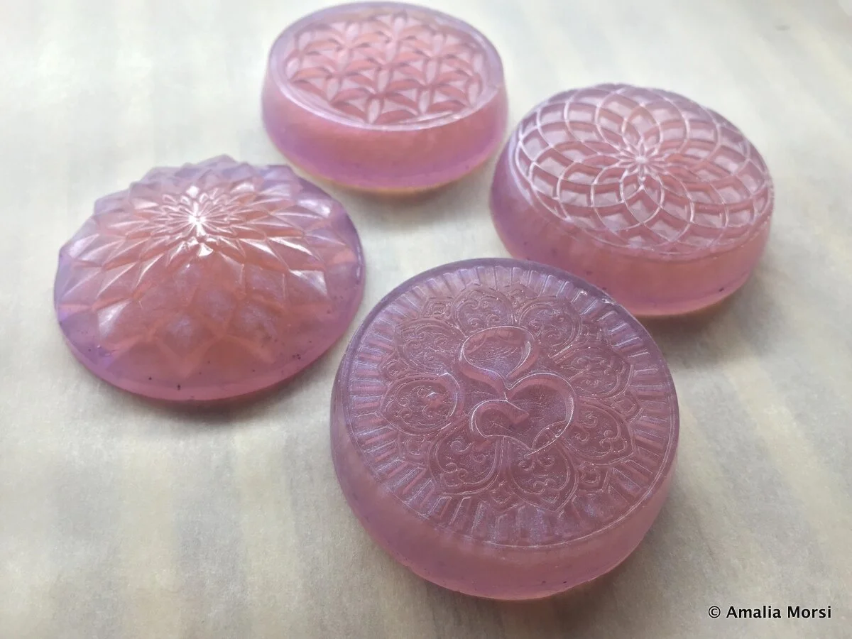 Rose Geranium Scented Glycerin Soap
