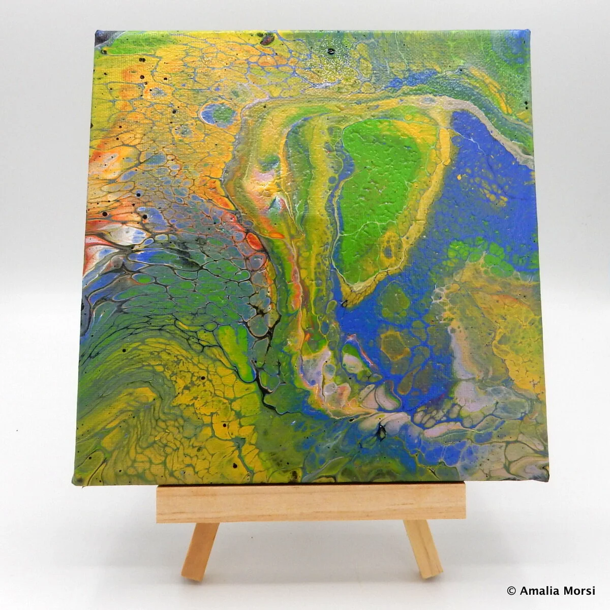 Night melted into day