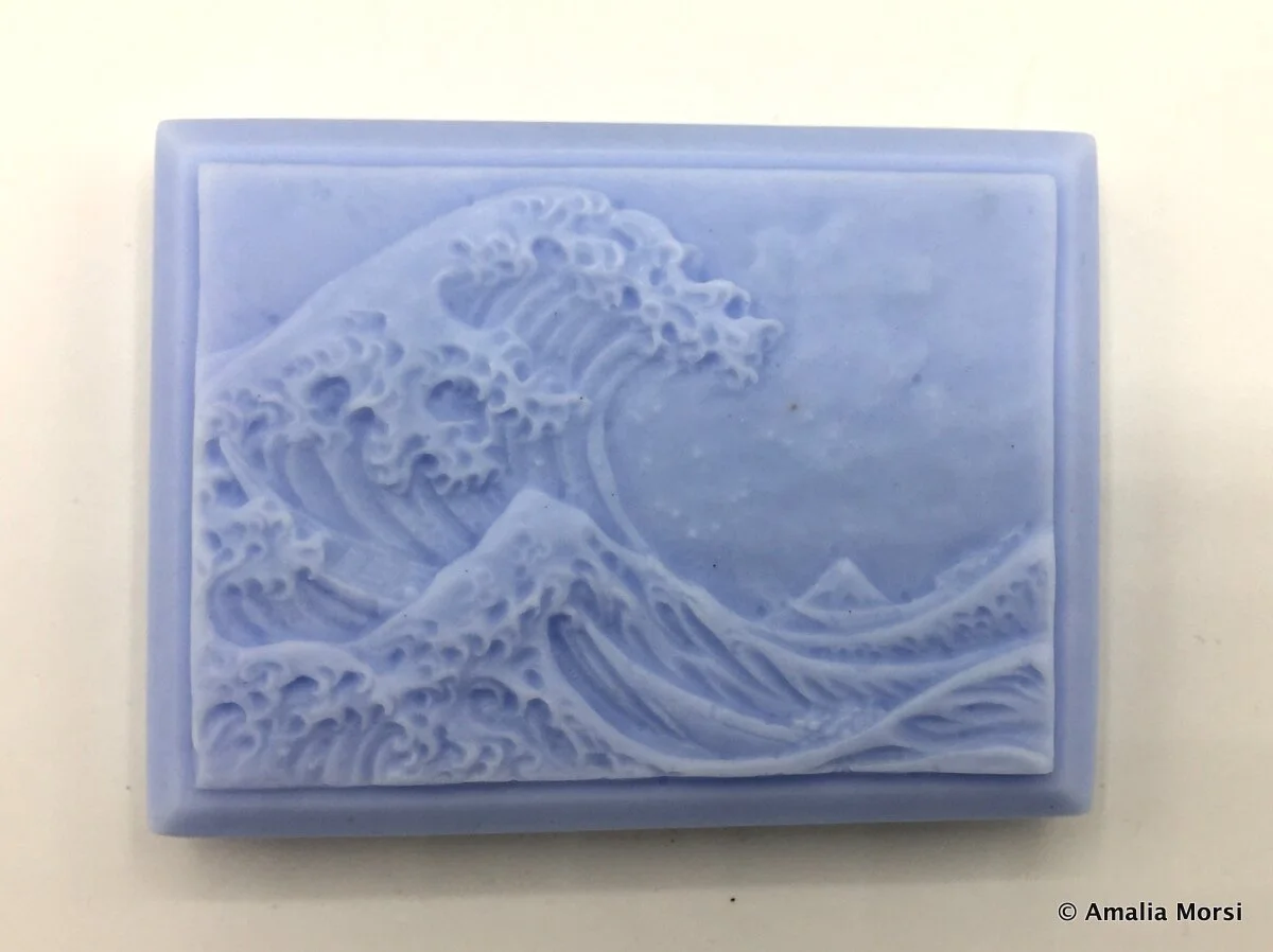 Goats Milk Soap - Japanese Wave Bar 