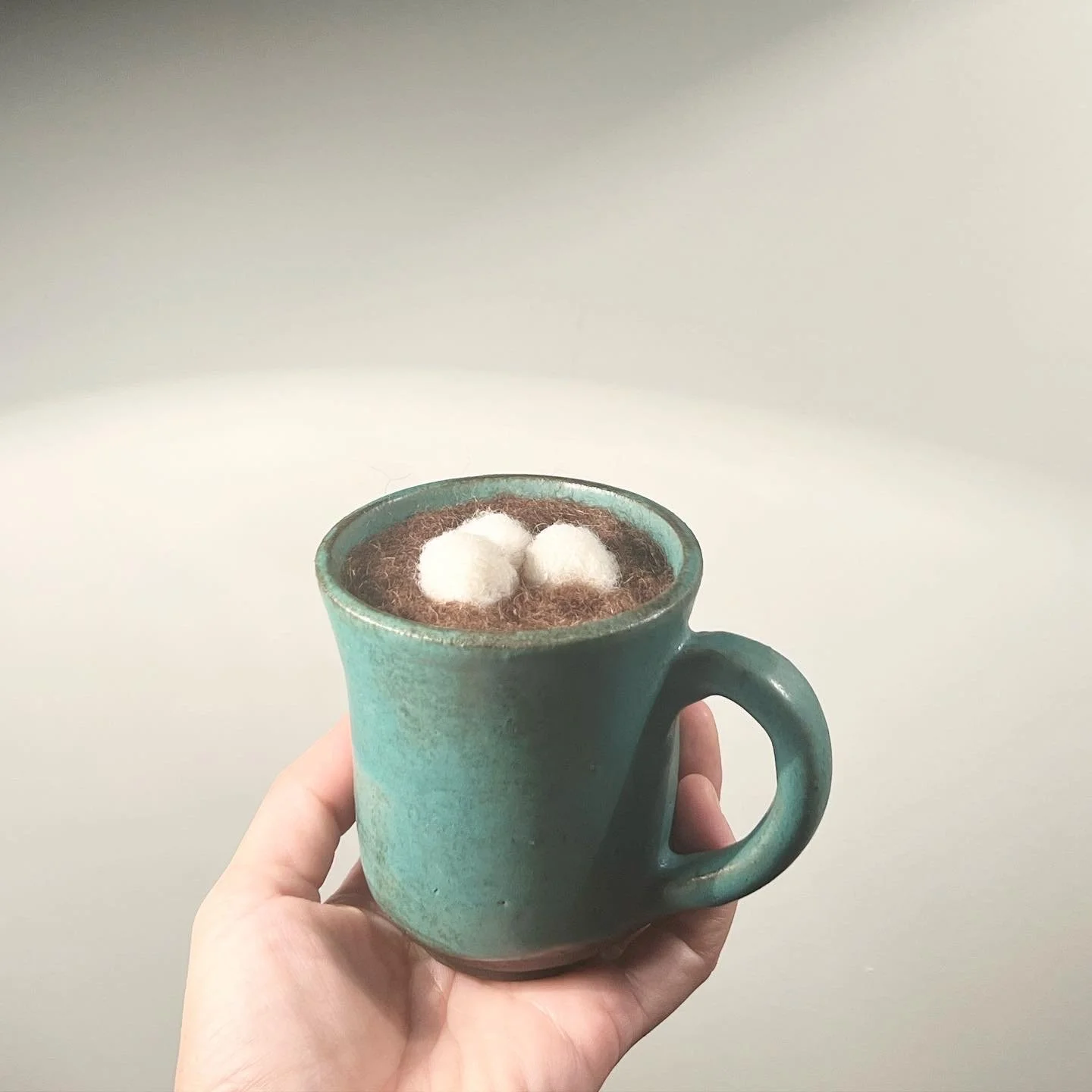 Hot Chocolate in Teal Mug