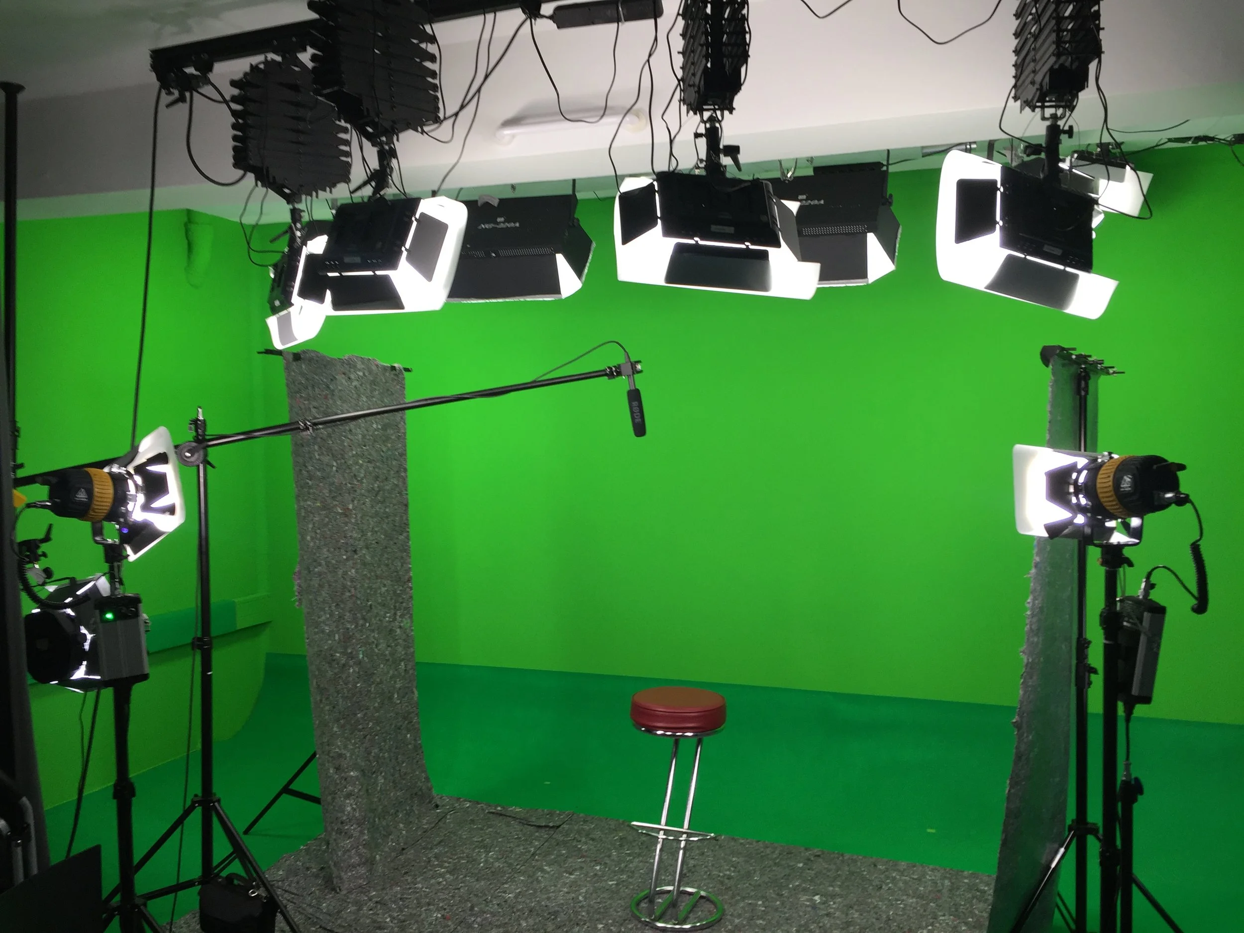 Einrichten von einem Greenscreen Studio - Beratung für die Umsetzung.