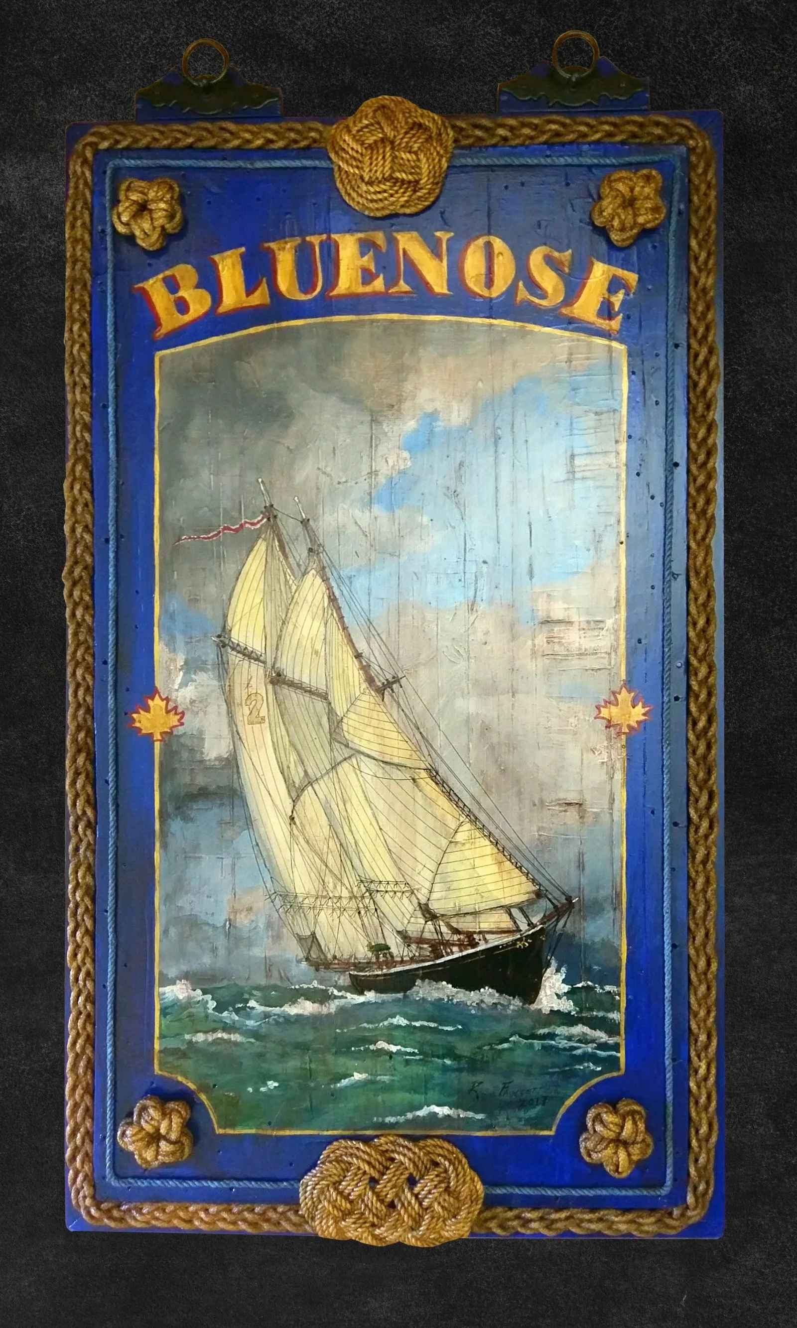 The Bluenose, Pub Sign
