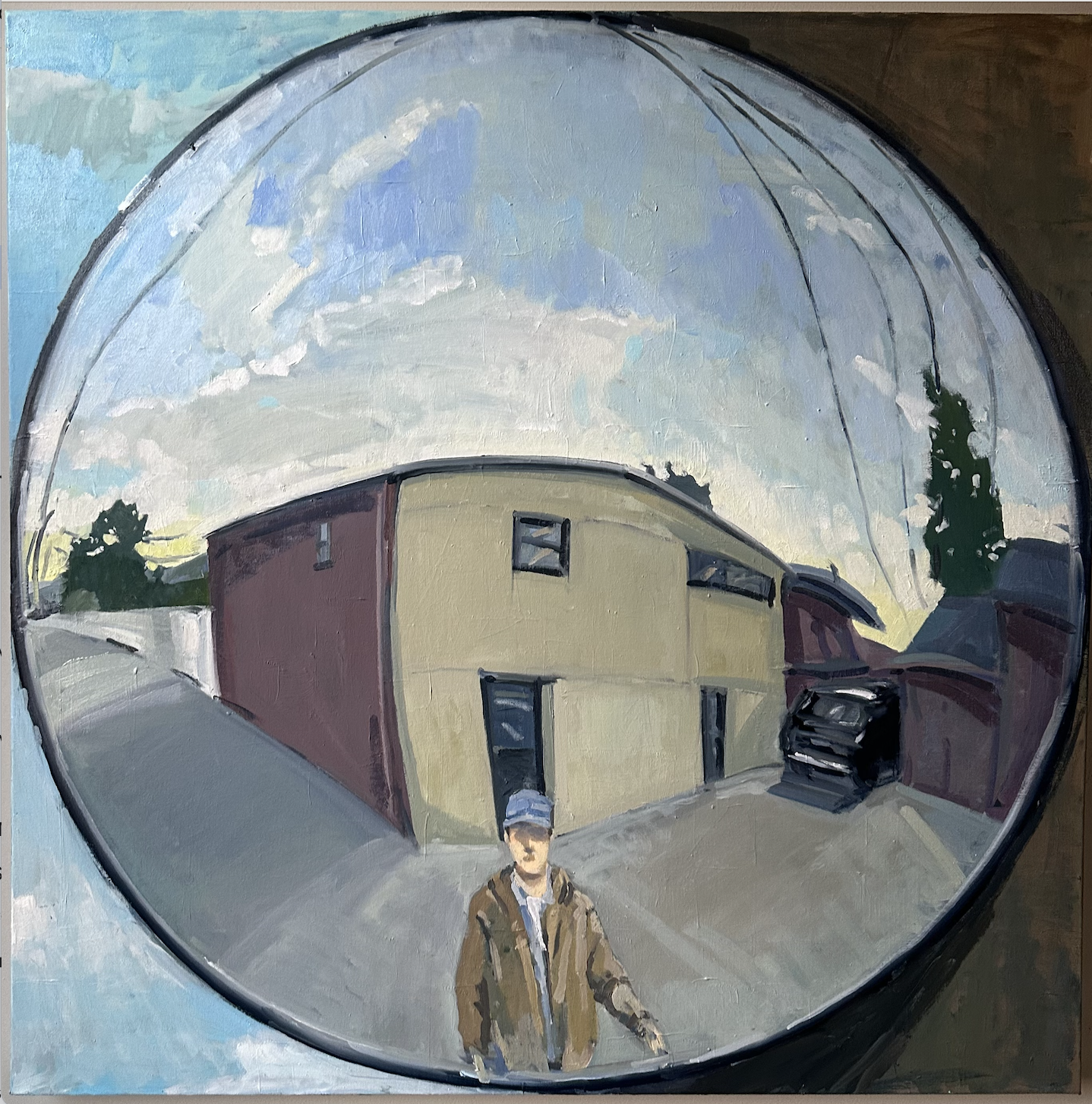 Self Portrait in a Convex Mirror