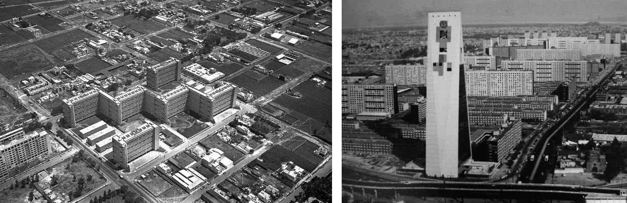 Conjunto Miguel Alemán y Residencial Nonalco Tlatelolco, Ciudad de México.