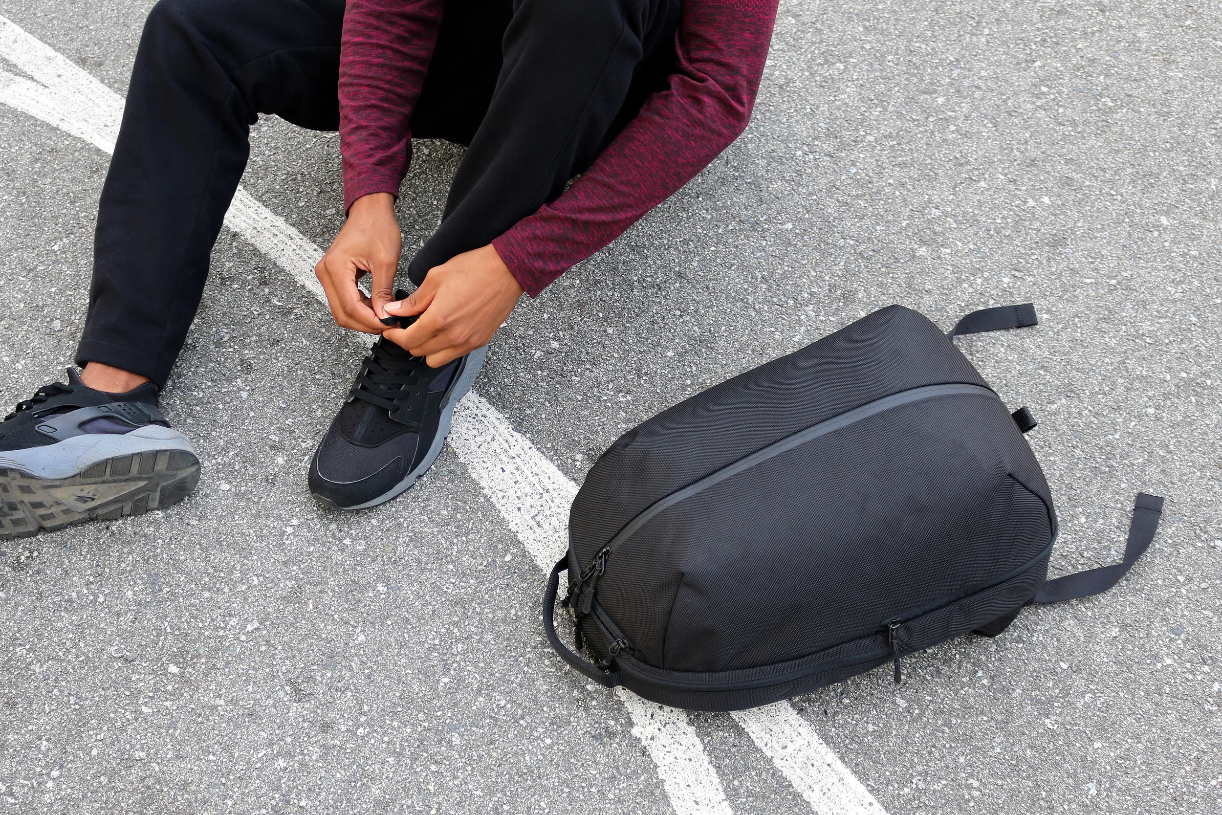 work and gym backpack